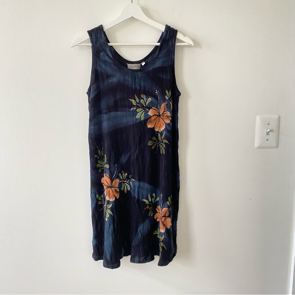 Tropical Balik Women’s Sleeveless Floral Dress